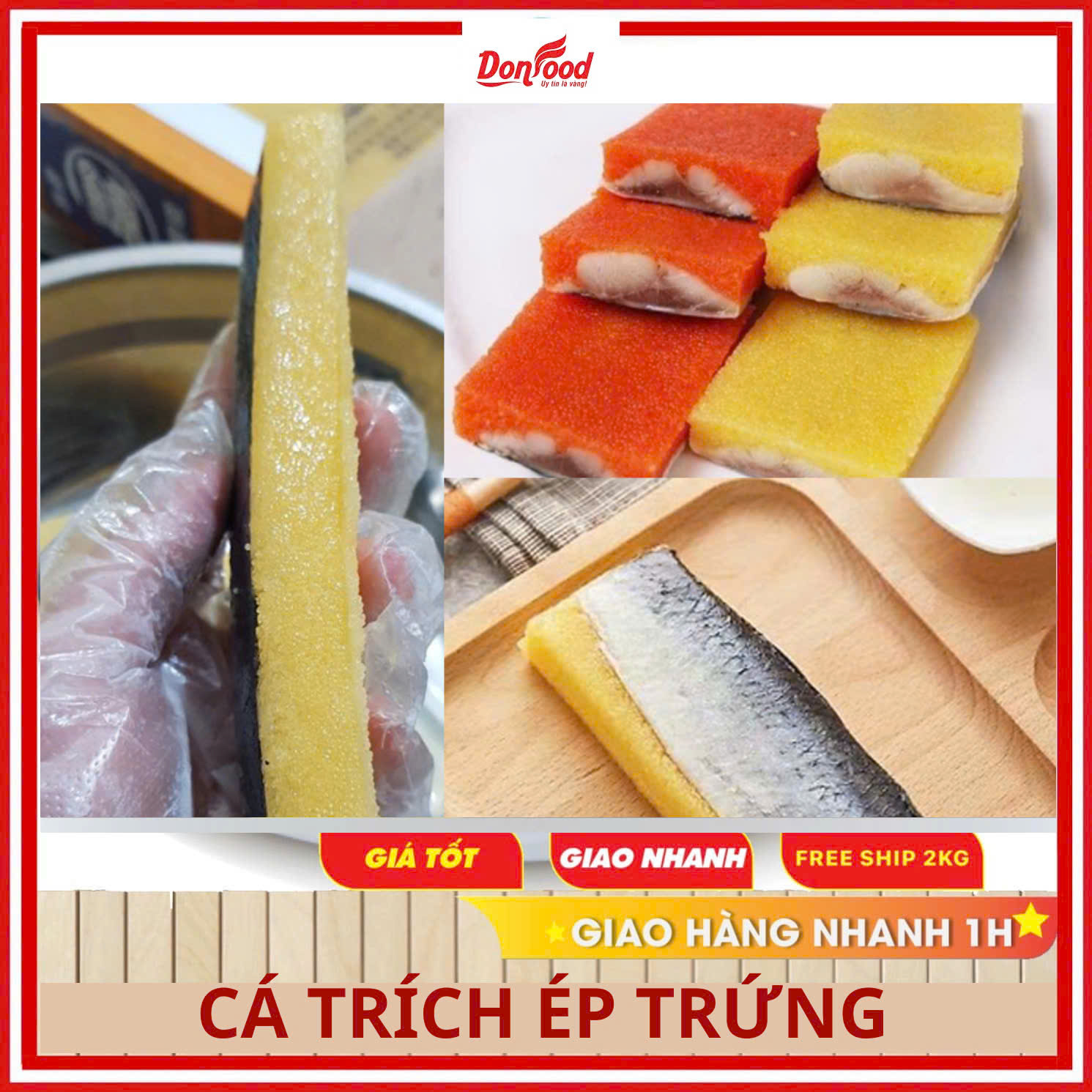 Cá trích ép trứng Nhật Bản