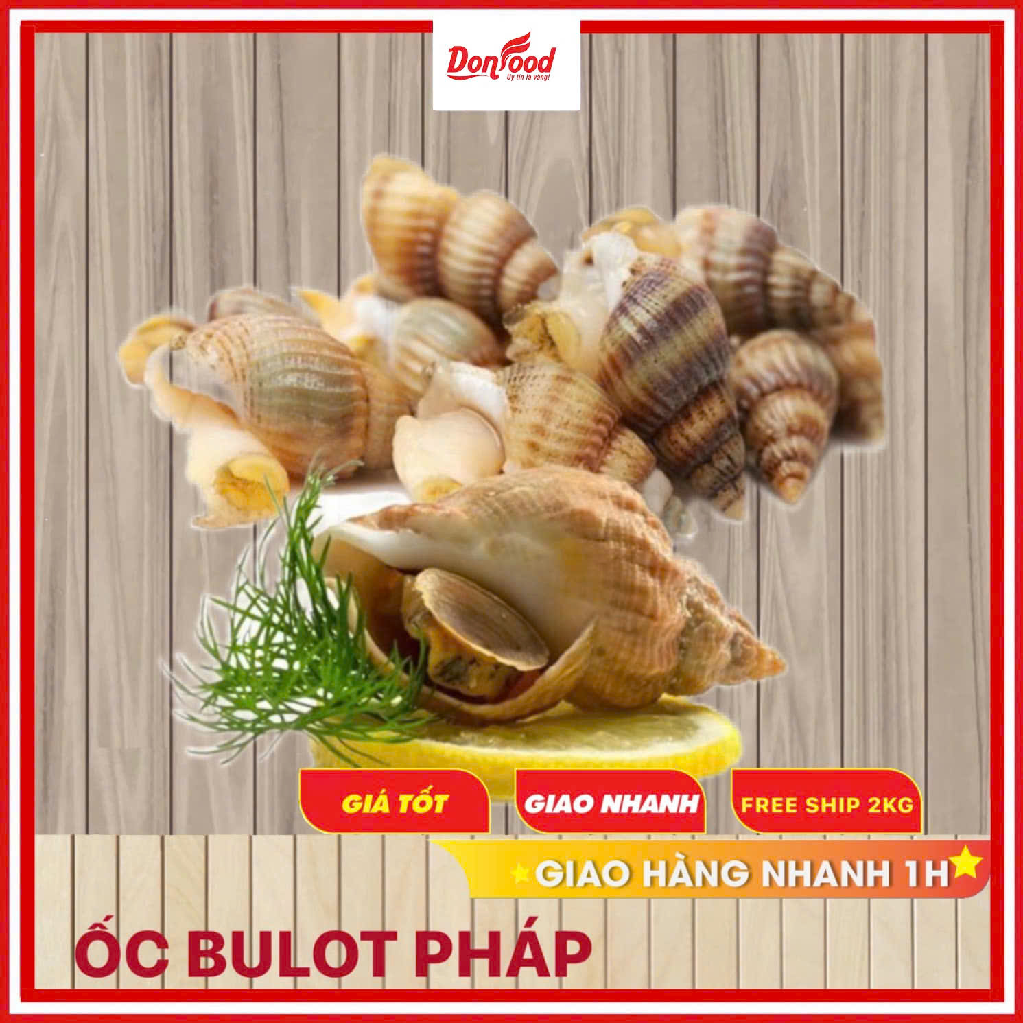 Ốc Bulot Pháp size 20-30 con