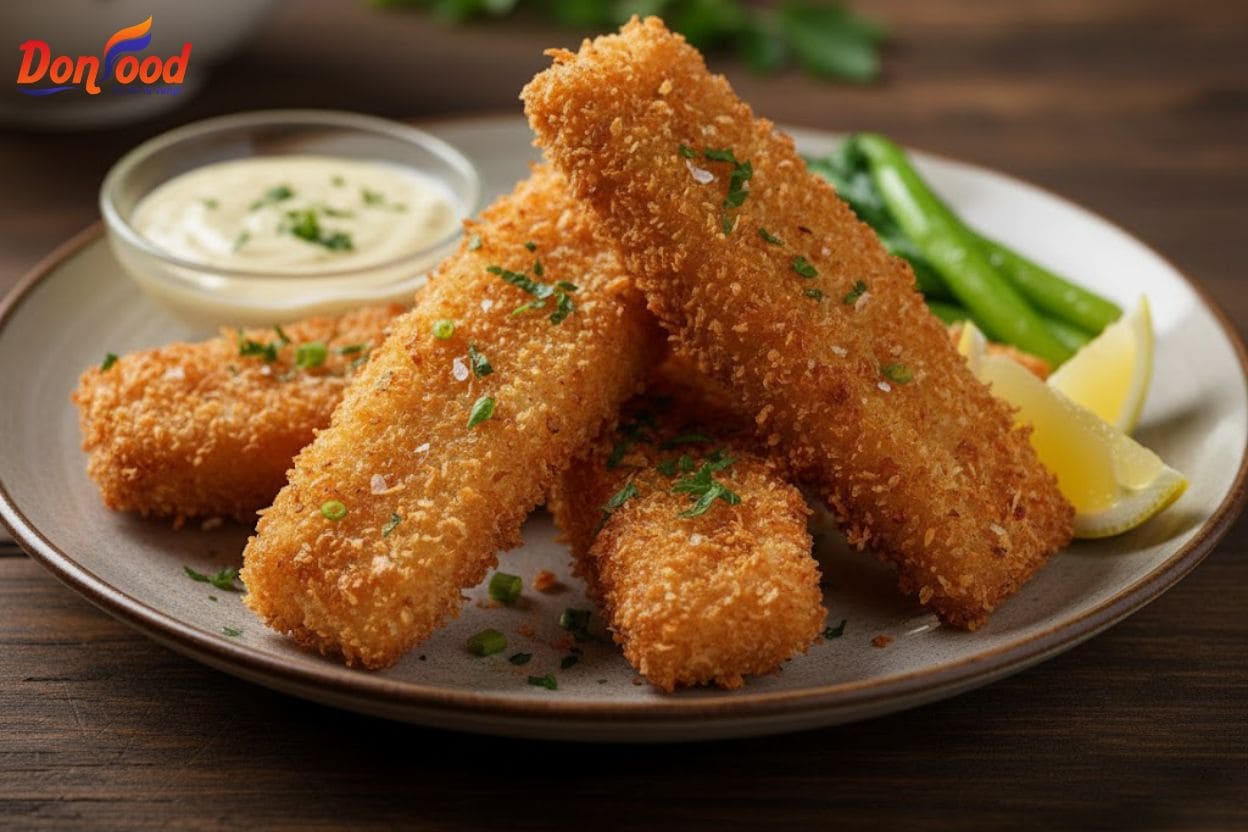 Cá tuyết DonFood chiên giòn giữ trọn vị ngọt tự nhiên