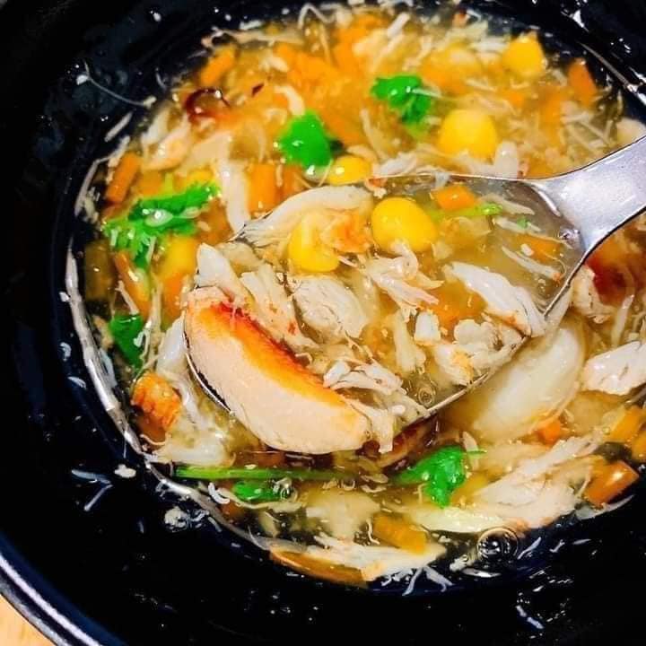 Canh súp thịt nõn ghẹ