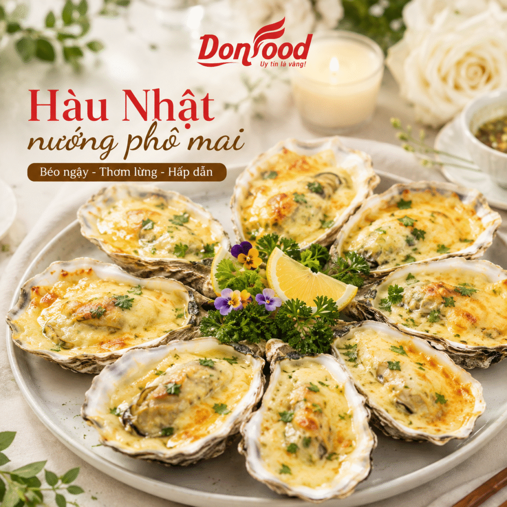 Hàu Nhật nướng phô mai